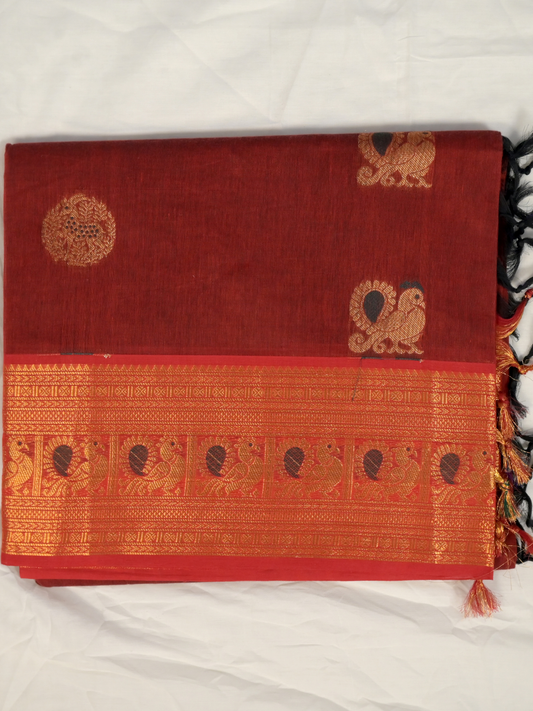 Kanchi Cotton|Magenta & Rani Pink