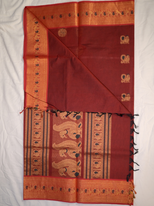 Kanchi Cotton|Magenta & Rani Pink