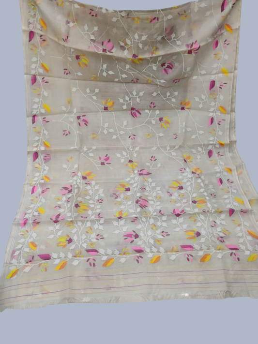 Handwoven Pure Handwoven Pure Muslin Saree | Honey Yellow