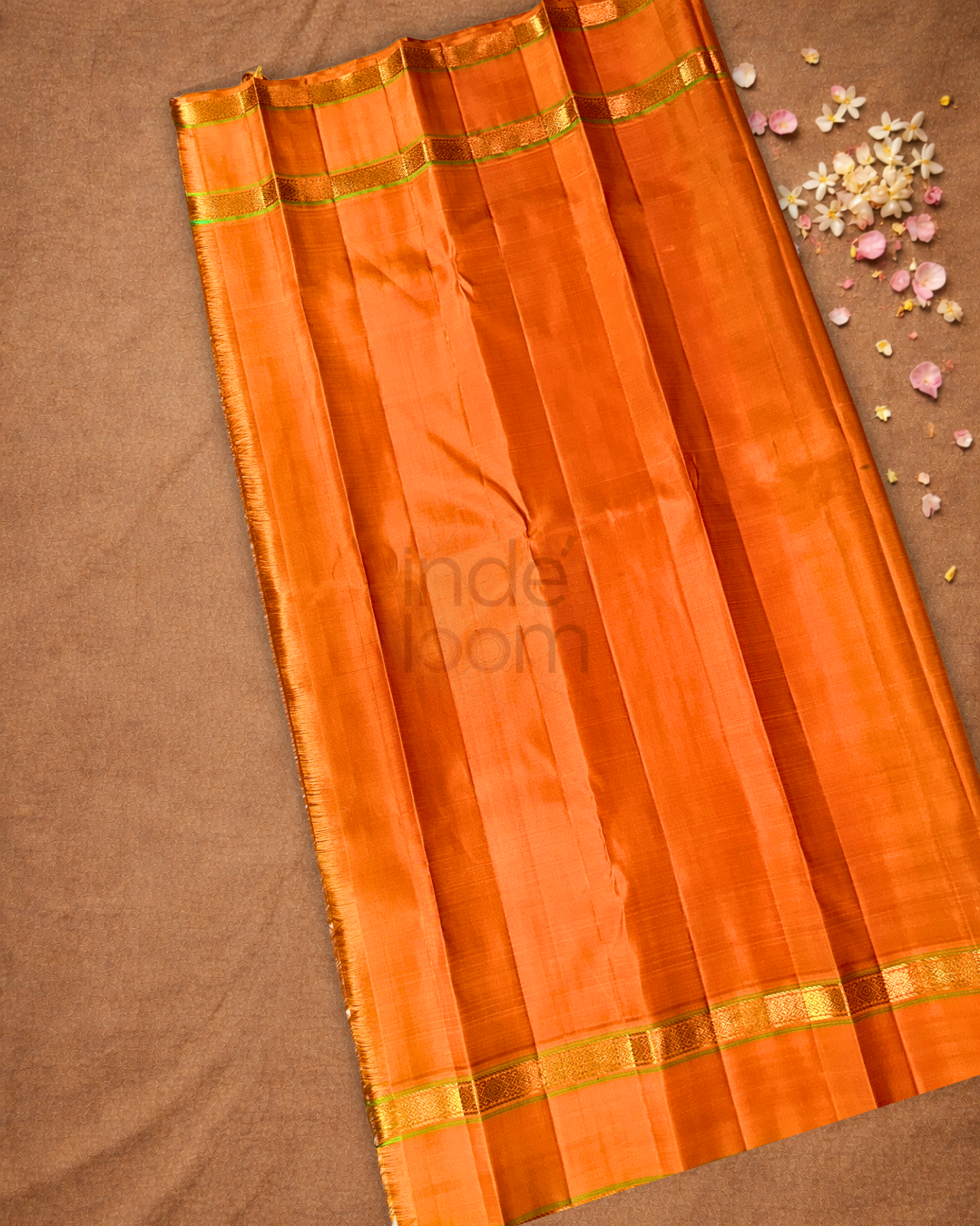 Silk Mark Certified Handloom Kanjivaram Silk Saree | Deep Teal