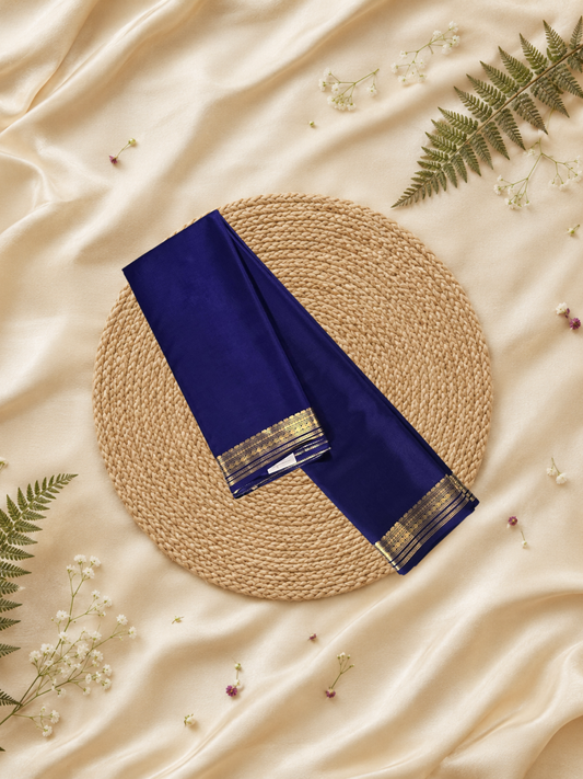 Pure Pure Silk Saree | royal blue