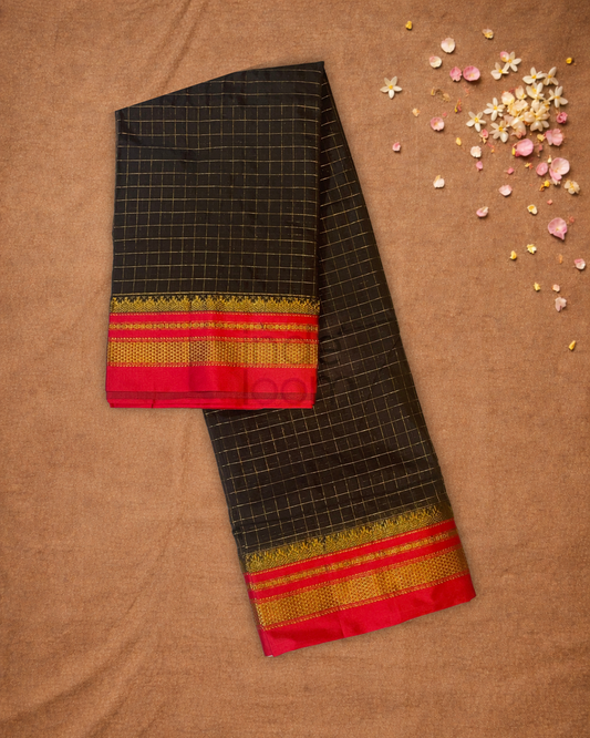 Ilkal Saree in Cider Brown