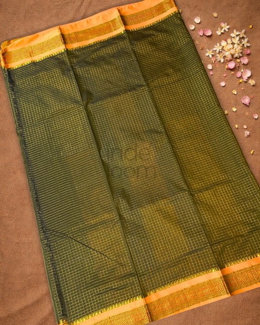 Ilkal Saree in jade Green
