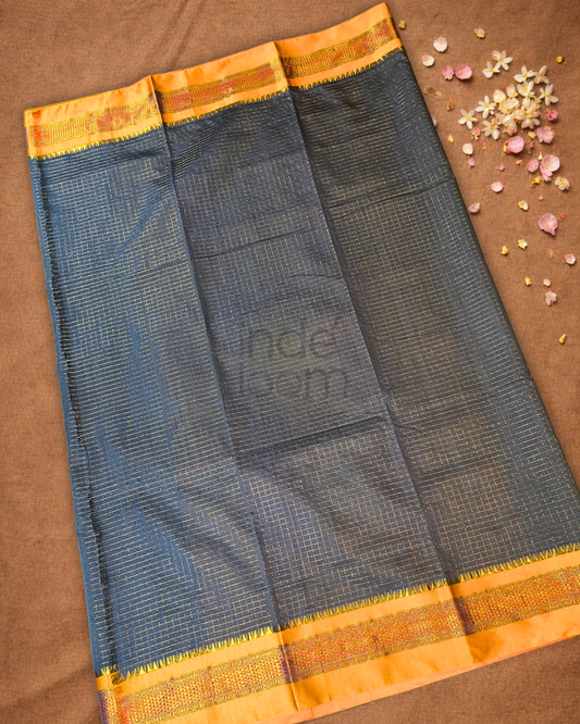 Ilkal Saree in Shark Gray
