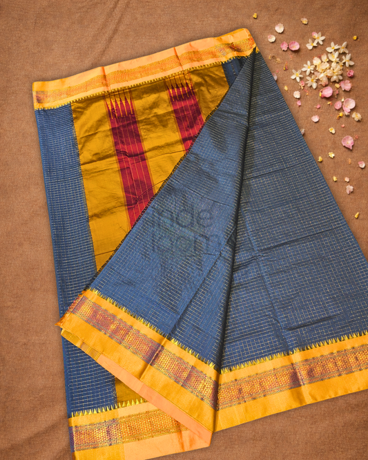 Ilkal Saree in Shark Gray