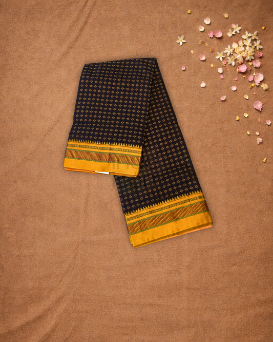 Ilkal Saree in Wood Brown