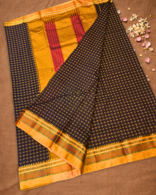 Ilkal Saree in Wood Brown
