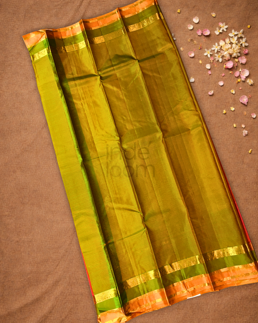Handloom Kanjivaram Silk Saree | Deep Pink