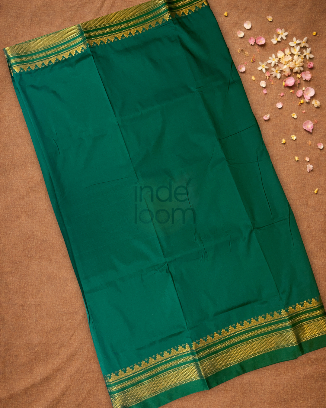 Traditional Ilkal Cotton Silk Viscose Saree | Wine Red