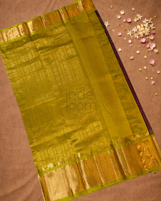 Handloom Handloom Silk Cotton Saree | Burgundy Red