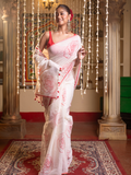 Cherry Red Handloom cotton-052