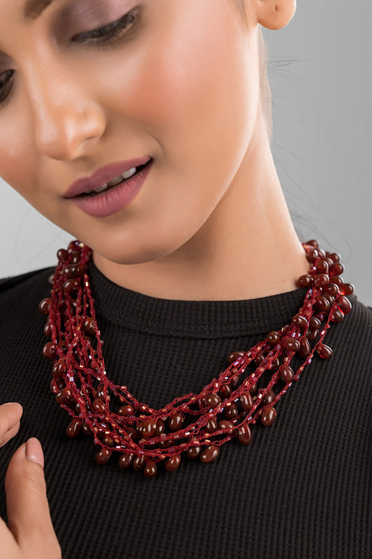 Crimson Glow Choker