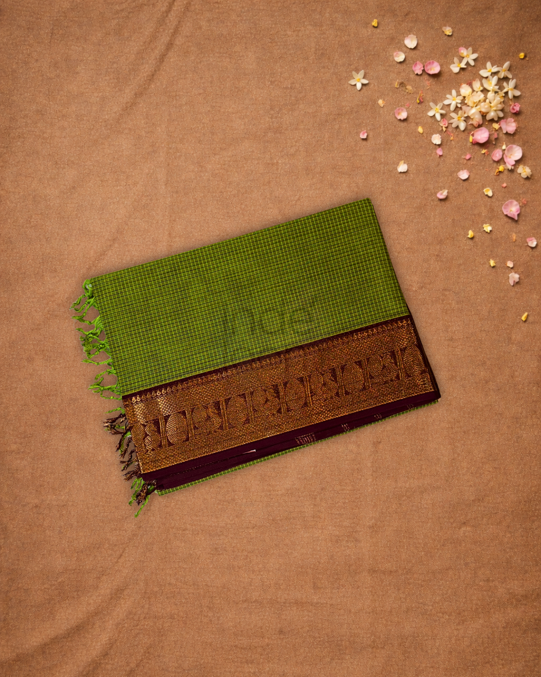 Chettinad cotton Saree | mint green