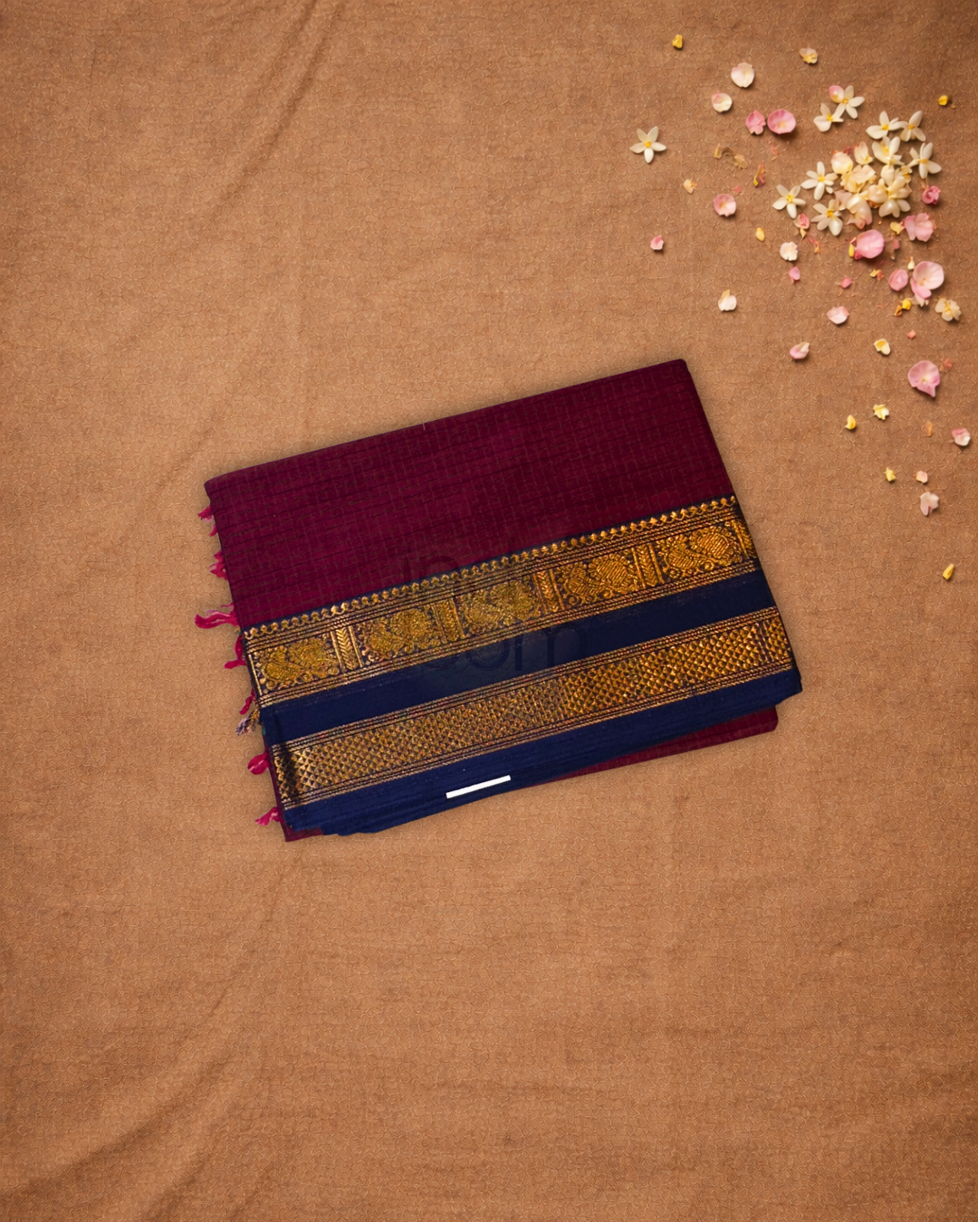 Chettinad cotton Saree | grape purple
