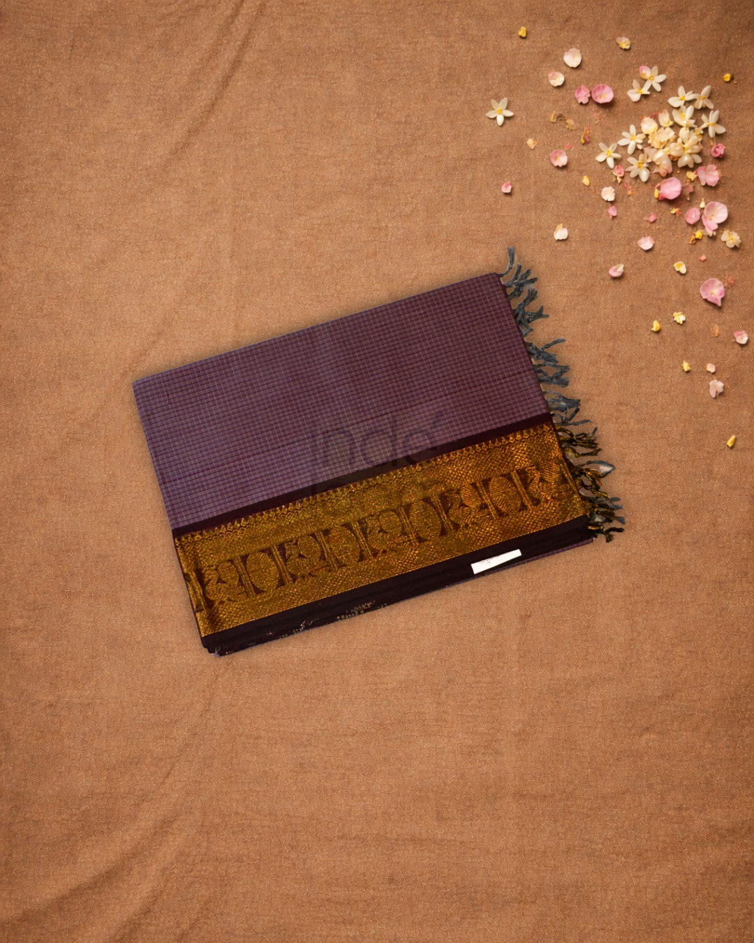 Chettinad cotton Saree | pastel purple