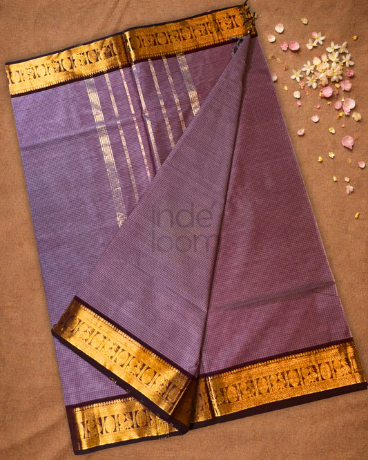 Chettinad cotton Saree | pastel purple