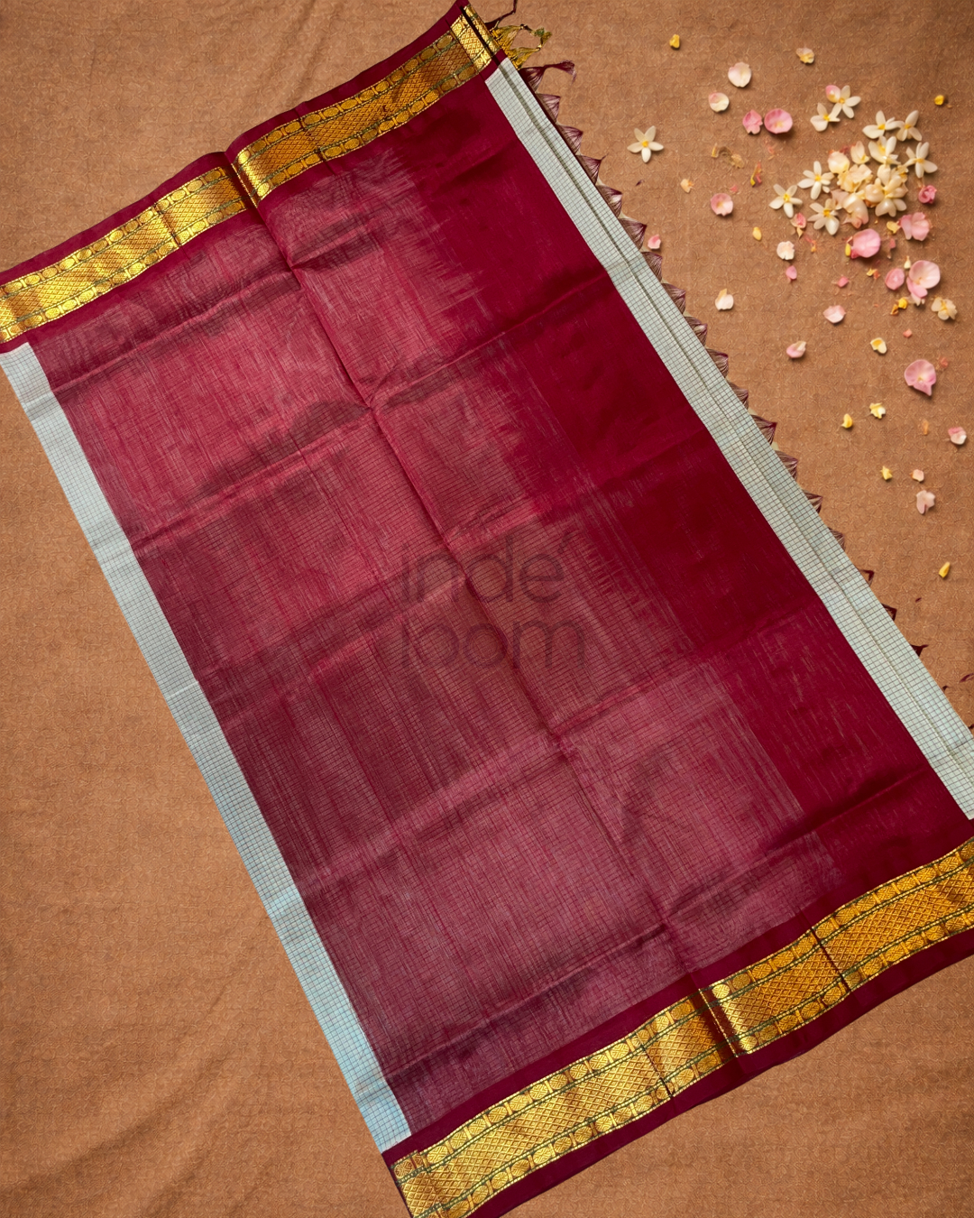 Handloom Handloom Silk Cotton Saree | Turquoise Teal