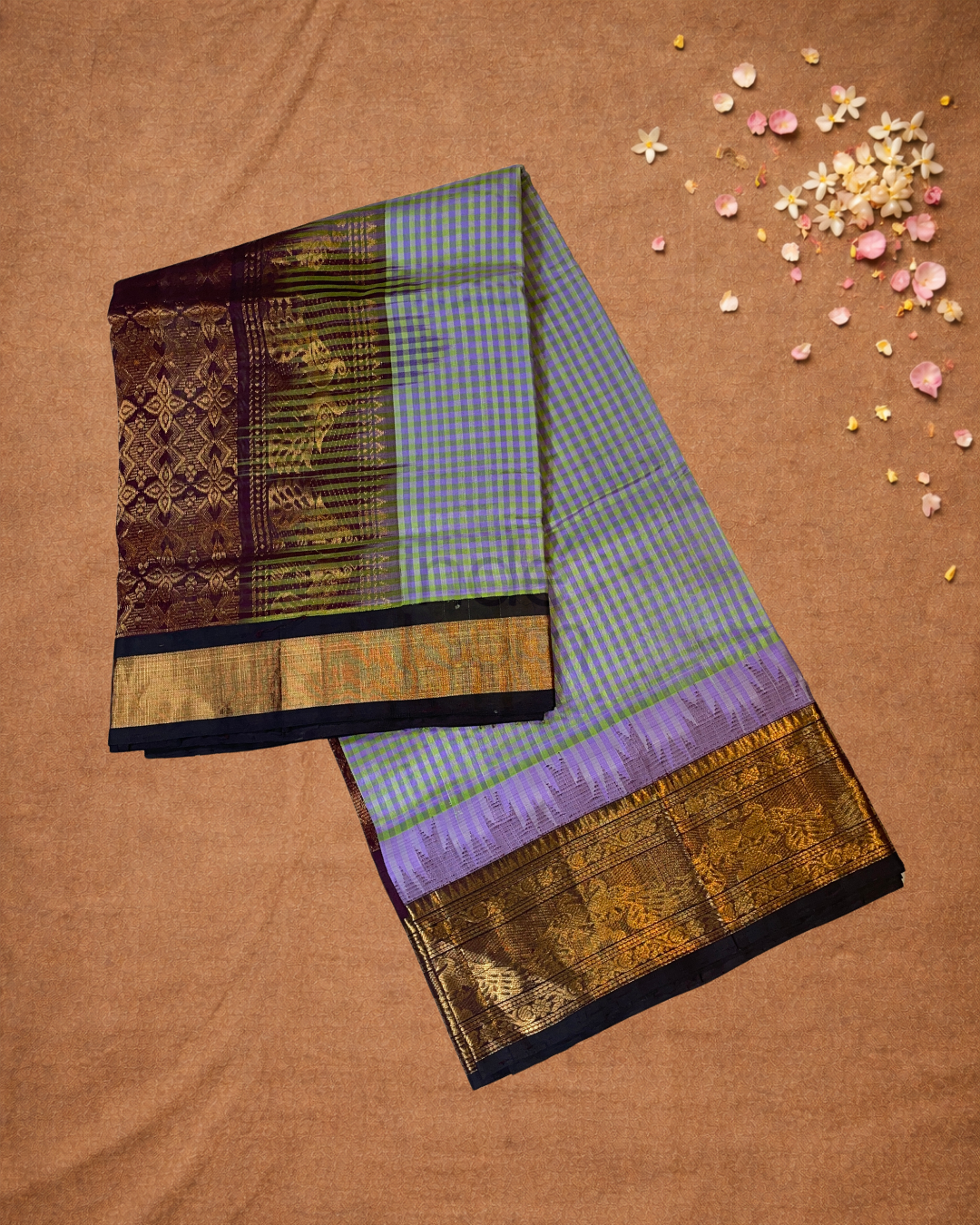 Handloom Handloom Silk Cotton Saree | Pale Grey