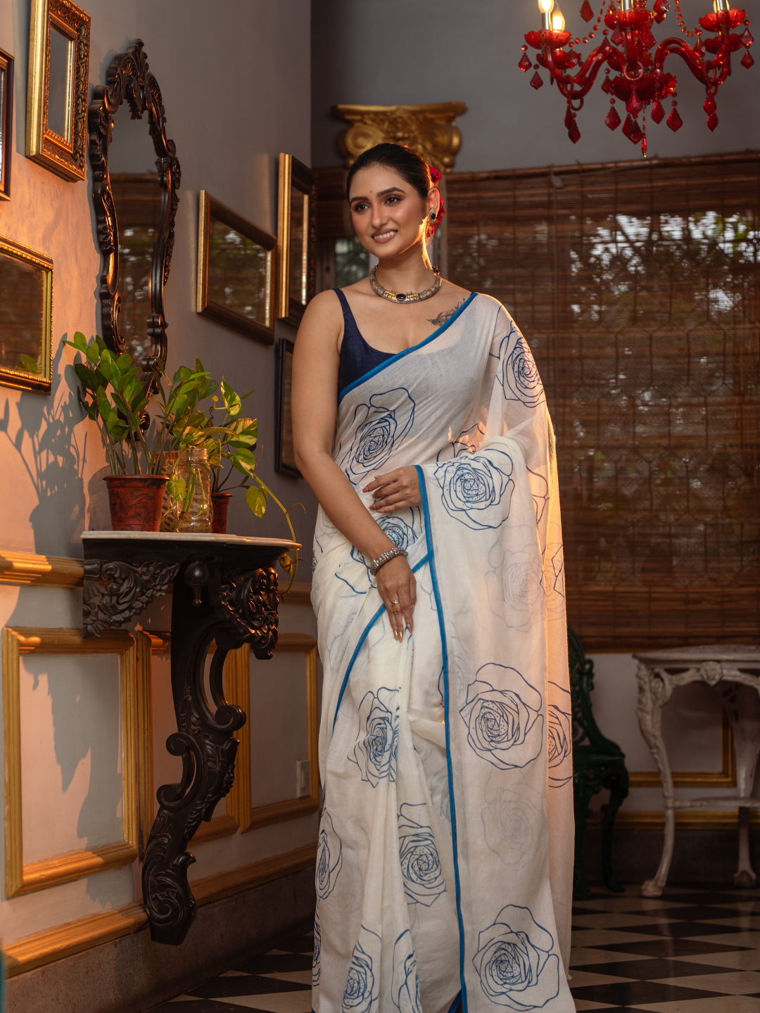 Black Handloom cotton-051