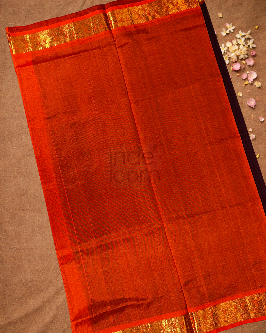 Handloom Korvai Cotton Silk Saree | Berry Pink