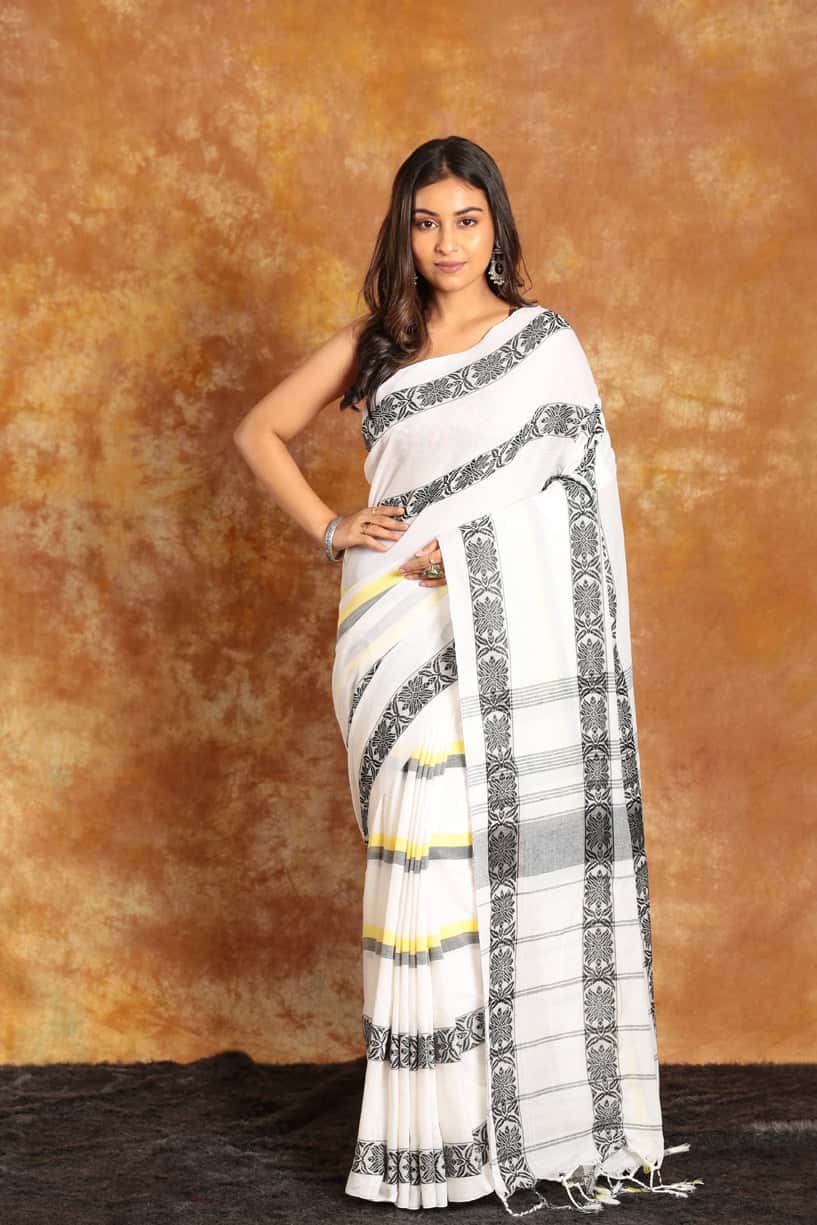 Multicolor Handloom Cotton Saree-006