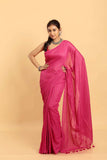 Rose Pink-Handloom cotton-015