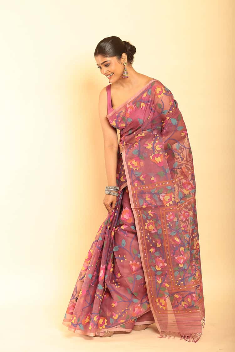 Muslin Jamdani Saree-068
