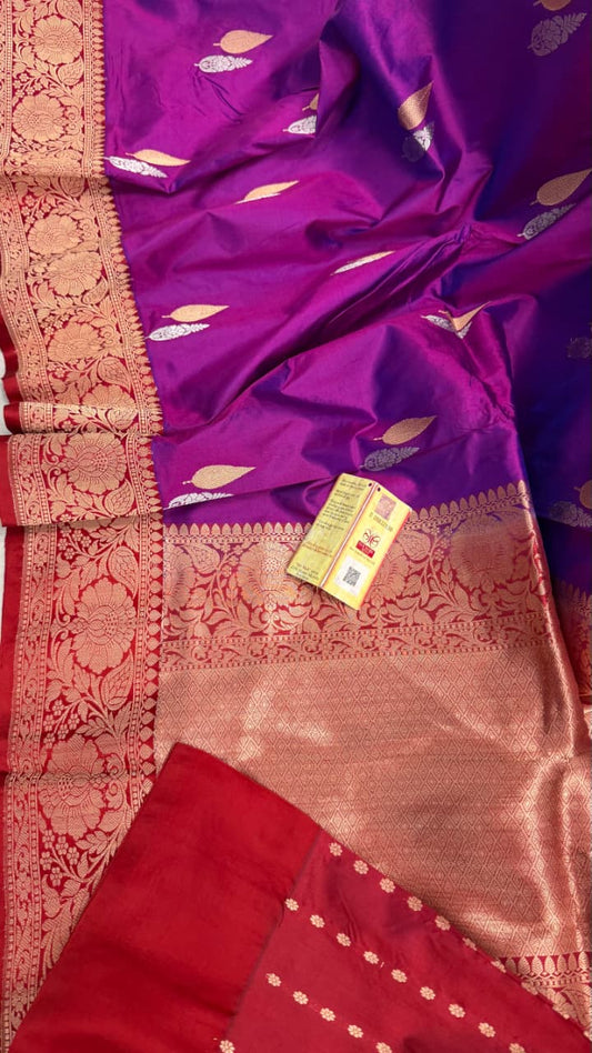 Handloom Benarasi Saree With - 014