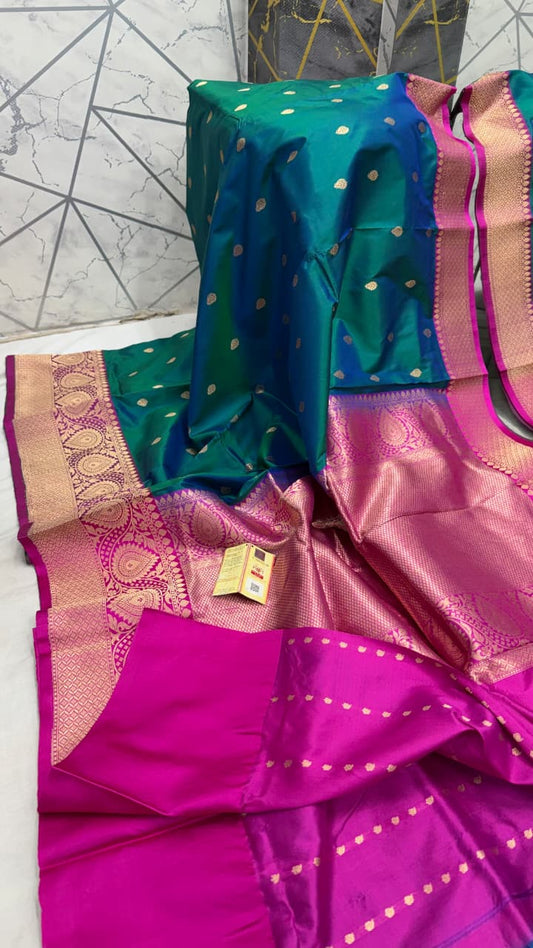 Handloom Benarasi Saree With - 005