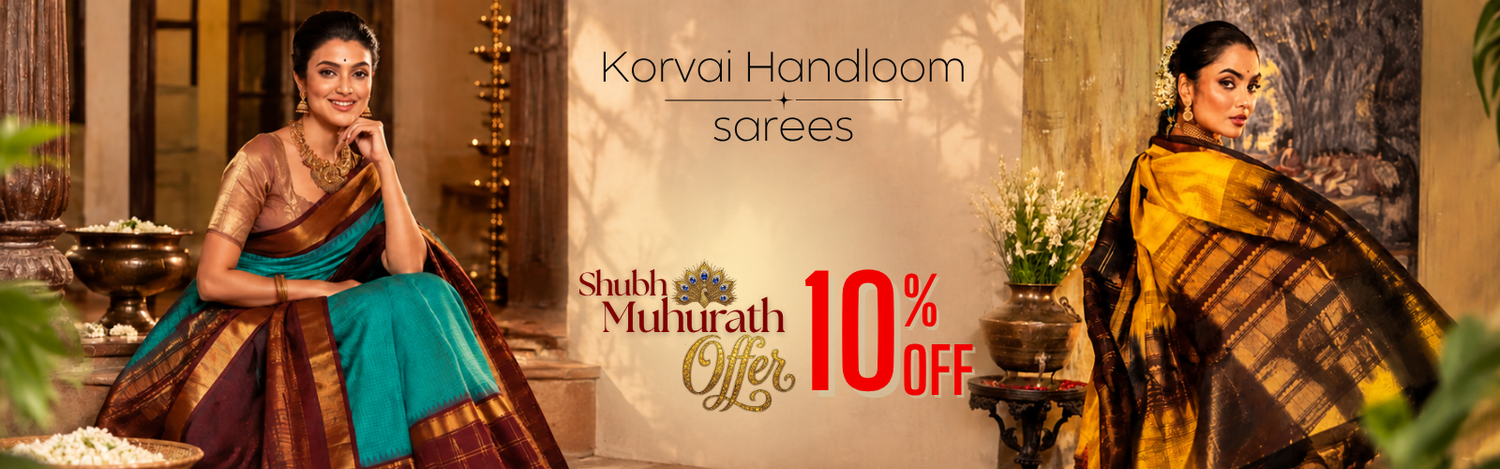 Korvai Silk Cotton Sarees