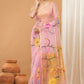 Handwoven Pure Jamdani Cotton Synthetic Saree  |  Baby Pink