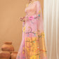 Handwoven Pure Jamdani Cotton Synthetic Saree  |  Baby Pink