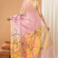 Handwoven Pure Jamdani Cotton Synthetic Saree  |  Baby Pink