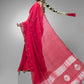 Durga Puja Saree with Silk Dotted Design -043 - indeloom