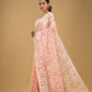 Cotton Silk Jamdani Saree With Light Pink - 023
