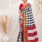 Ilkal Mercerized Cotton Saree with Maroon & Zari Border - 030
