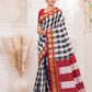 Ilkal Mercerized Cotton Saree with Maroon & Zari Border - 030