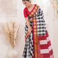 Ilkal Mercerized Cotton Saree with Maroon & Zari Border - 030