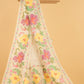 Hand Made Jamdani Saree With Antique White - 049