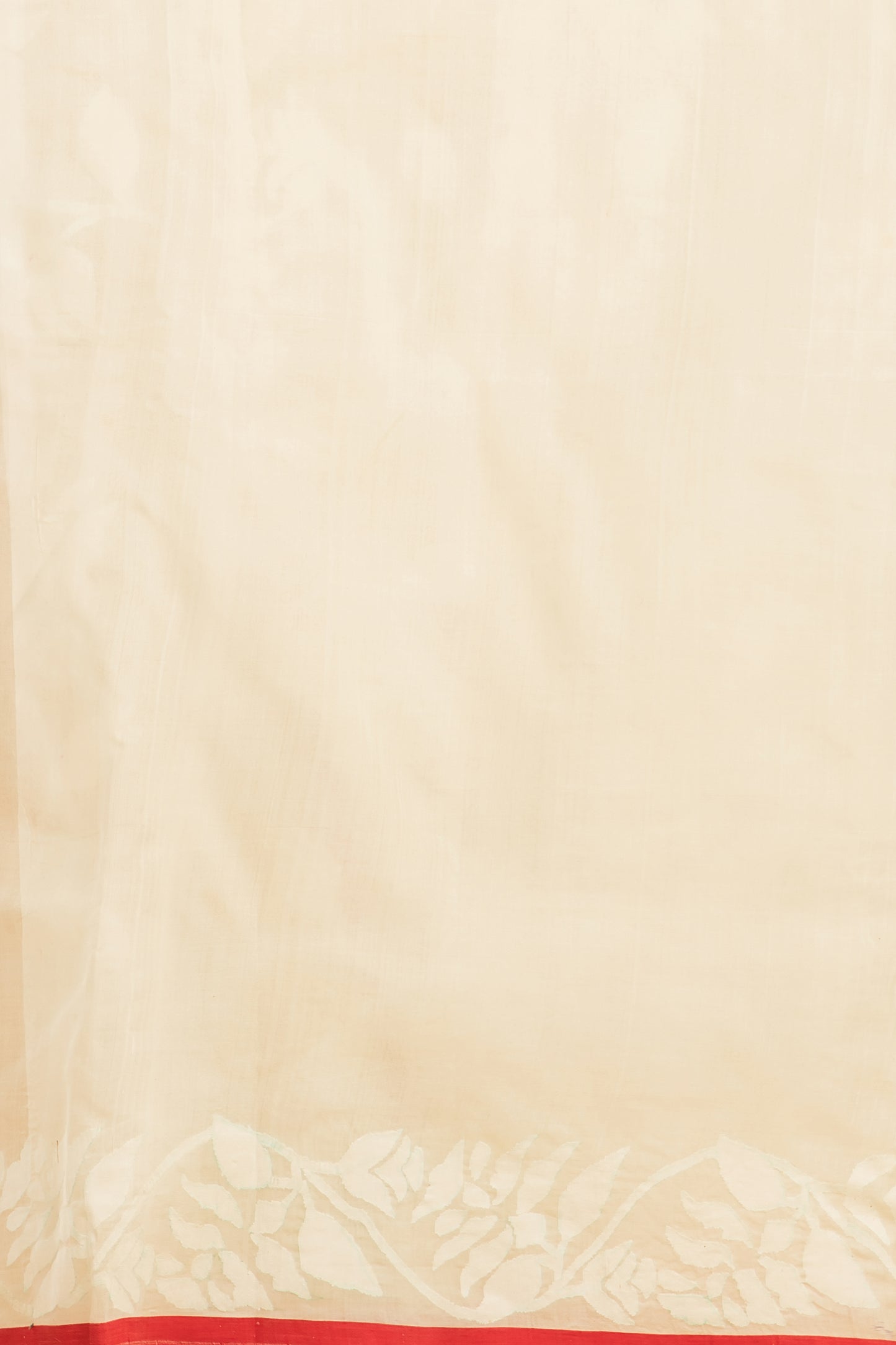 Hand Made Jamdani Saree With Powder White - 071