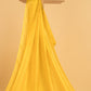 Hand Made Jamdani Saree With Golden Yellow - 100