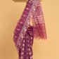 Hand Made Jamdani Saree With Doll Pink - 092