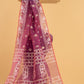 Hand Made Jamdani Saree With Doll Pink - 092