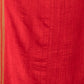 Hand Made Jamdani Saree With Classic Red - 076