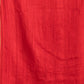 Hand Made Jamdani Saree With Passion Red - 078