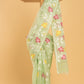 Hand Made Jamdani Saree With Corn Yellow - 070