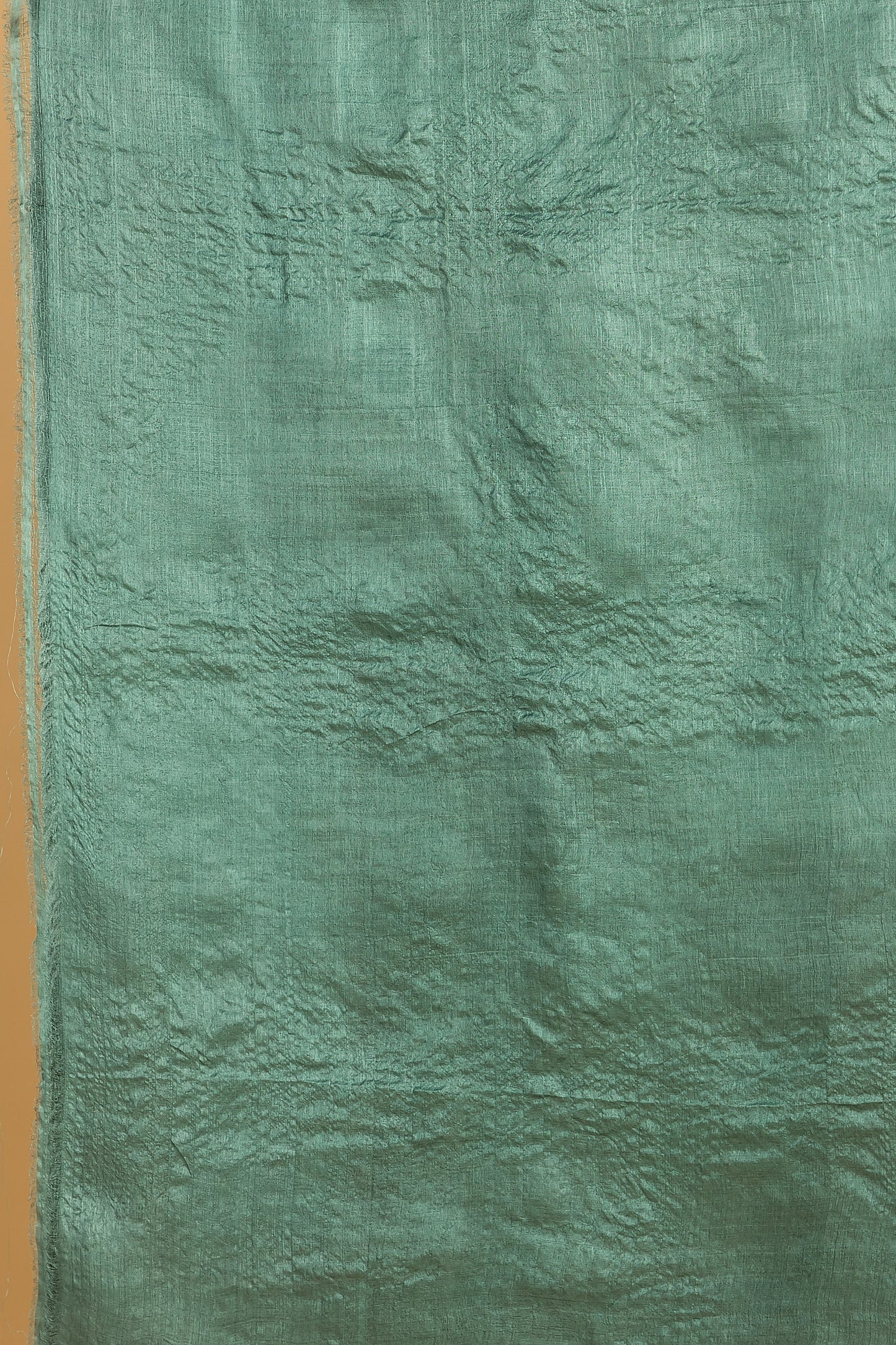 Hand Made Jamdani Saree With Persian Green - 079