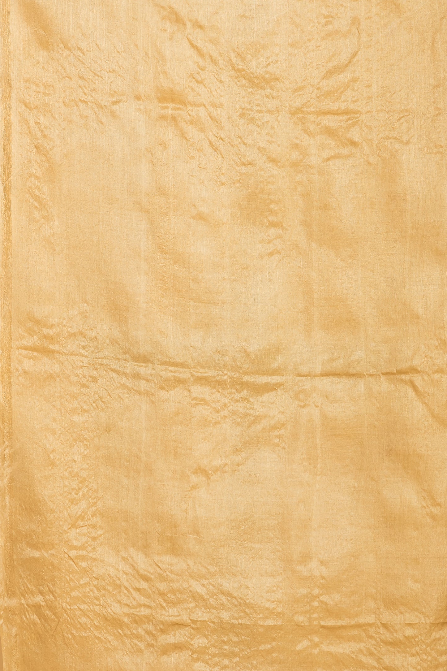 Hand Made Jamdani Saree With Flax Yellow - 080