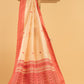 Hand Made Jamdani Saree With Cream White - 082