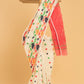 Hand Made Jamdani Saree With Shell White - 084